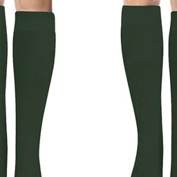 MUKHAKSH Unisex Green Socks-12
