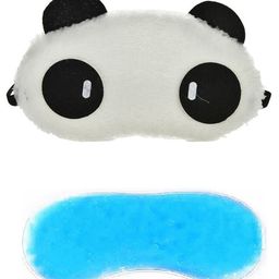 Jenna Sleeping Eye Mask With Cooling Gel Panda Shaped - White Blue-picture-11