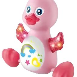 NEGOCIO Dancing Duck Toy Funny Animal Musical Swing Lovely Battery Operated Duck Toy for Kids- PACK OF 1- COLOR MAY VARY-6