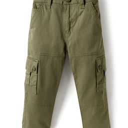 Dapper Dudes Solid Pocket Detailed Jeans - Olive-picture-26