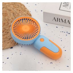 The Procure Store Mini Portable & Rechargeable Hand Fan with Stand- Blue-8