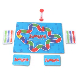 Youreka Jumble Game Fun Multicolor Word Challenge Board Game | Educational Engaging & Social | Boosts Vocabulary Spelling & Critical Thinking Skills - Blue-picture-1