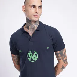 glitchez Fast And Fearless Printed Polo Collar T-shirt-17