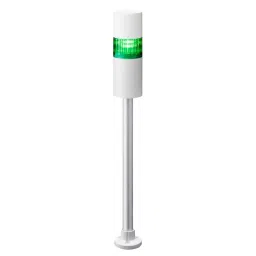 Patlite Signal Tower Light with Buzzer/Flashing, 60 mm 24 V DC Green, LR6-102PJBW-G-93