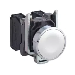 Sibass Electric Flush Spring Return Push Button Diameter 22.5 mm Metal Body Without Contact Element with CE Mark, White, SE-LAY-BA11 (Pack of 300)-picture-10
