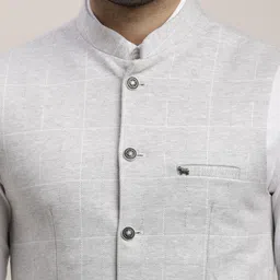 Turtle Checkered Nehru Jacket image 2