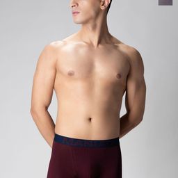 Maniac Pack Of 2 Cotton Trunks MN25-2PCK-COTN-TRUNKS-BRGD_GRY-S-picture-6