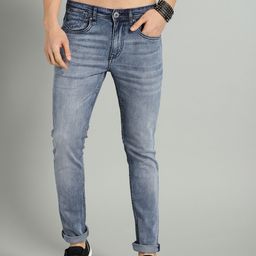 Roadster Men Blue Skinny Fit Mid-Rise Clean Look Stretchable Jeans-image-65