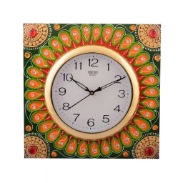 eCraftIndia KWC534 Wooden Papier Mache Splendid Artistic Handcrafted Wall Clock-image-83