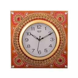 eCraftIndia KWC536 Wooden Papier Mache Dazzling Artistic Handcrafted Wall Clock-image-82