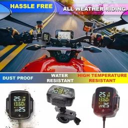 Amici Auto 3 in 1 Tyre Pressure Monitoring System for 2 Wheeler, 2xTIRE-SENSOR image 5