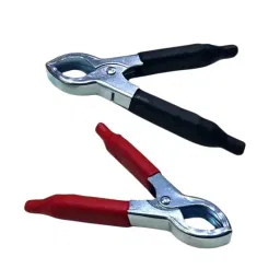 SETMI INDIA Battery Clip Red & Black PVC Grip 50 A Corrosion Resistance-18