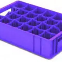 SUPREME 24x200-250 ml 439x275x110 mm Blue Plastic Bottle Crates PC-303-image-90
