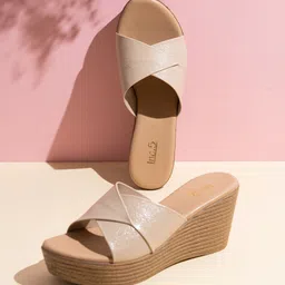 Inc 5 Women Party Wedge Mules-10