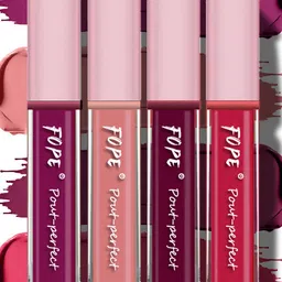 FOPE Pout Perfect Set Of 4 Long Lasting Matte Liquid Lipstick - 4ml Each - 01 02 08 09-63