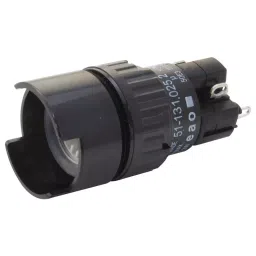 EAO PB SWITCH, ILLUM, SPST-NO/NC, 5A, 250VAC, 51-281.0252-25