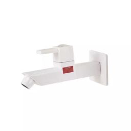 POLYTUF ICONIQ PLUS Series 20mm Bib Cock Long Body with Flange 1006IQ (White)-picture-32
