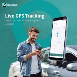 Roadcast Wireless GPS Tracker 10000 mAh Battery Geo Fence Alerts & Voice Monitoring with 1 Year SIM & App Subscription, LG-300 image 2