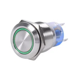 Sibass Electric Metal Push Button Flat Momentary Maintained 19 mm Diameter 24/220 V Green, SE-TYJ169-263 (Pack of 200)-picture-8