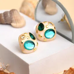 Anvik Geometric Studs Earrings-picture-24