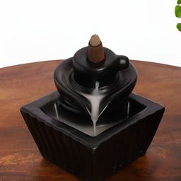 INTERNATIONAL GIFT Black Shivling & Smoke Fountain Religious Idol Showpiece-image-38