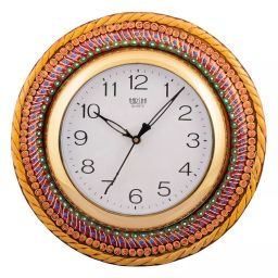 eCraftIndia KWC559 Wooden Papier Mache Glorious Handcrafted Wall Clock-image-61