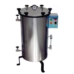 BR Biochem BRVA0022 Capacity 22 Ltr Stainless Steel Autoclave Vertical-30