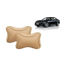 Auto Pearl Beige Dots CV Car Neck Rest Pillow Compatible for BMW 5 Series-picture-30
