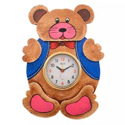 eCraftIndia KWC564 Wooden Papier Mache Kids Handcrafted Wall Clock-image-24