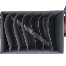 NFI essentials Grey 4 Pieces Wardrobe Organisers image 4
