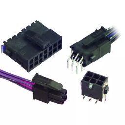 AMP - TE CONNECTIVITY PLUG & SOCKET CONNECTOR, PLUG, 4 POSITION, 3MM, 2-1445096-4-28