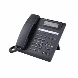 Unify Desk Phone Black 12 Feature Keys Graphical Monochrome Display with 2 Lines, optiPoint 420-45