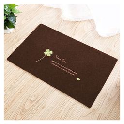 Kuber Industries Microfiber Door Mat For Porch/Kitchen/Bathroom/Laundry Room,(Brown) 54KM3980-18
