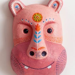 Zookeeper  Happy Hippo Wall Decor Multicolour-20