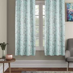 RRC Premium Polyester Blackout Curtains For Window 100% Light Blocking Green-image-56