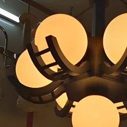 KINIS Brown Quirky Ceiling Lamp-9
