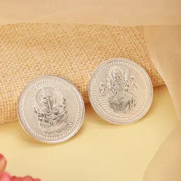 Saraf RS Jewellery Pack Of 2 Laxmi Ganesh  Pure 999 Silver Coin - 20gm-picture-28