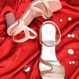 JM Looks Party Block Sandals-image-25