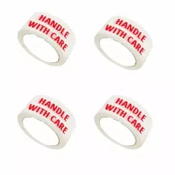 KP Handle With Care Fragile Printed Tape 48 mm x 100 m for Secure Packaging, syma89 (Pack of 2) image 3