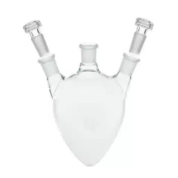 Abgil 5000ml Borosilicate Glass Pear Shape Three Flask Neck with Interchangeable Stopper for Side Neck ABG1526-10