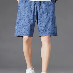 StyleCast x Revolte Men Conversational Printed Cotton Shorts-image-6