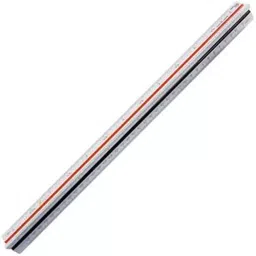 Shinwa Rules Triangular Scale D-30 30 cm JIS for Construction and Shipbuilding, 62070496-11