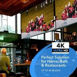 Orei UltraHD 4K @ 60 Hz 1 X 4 HDMI Splitter 1 in 4 Out 4 Port 4: 8-Bit HDMI 2.0 HDCP 2.18 Gbps UHDS-104 image 4