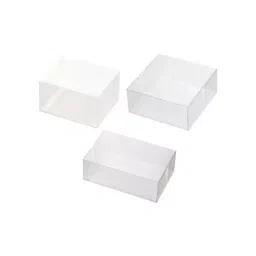 AS ONE Clear Box One-Touch Assembly Type 18 × 12 × 6 cm Size Vinyl Chloride, 61-288-8-21 (Set of 10 pcs)-24