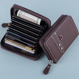 SZN Unisex 9 slot Leather Card Holder Wallet-46