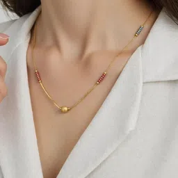 AanyaCentric Brass Gold-Plated Handcrafted Chain-34