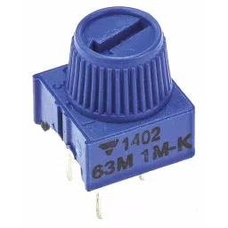 Vishay Through Hole Trimmer Potentiometer 500 mW Power 1 mΩ Resistance Pin Terminal, VR25000002204JA100-picture-13