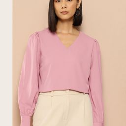 her by invictus V-Neck Formal Top-image-59