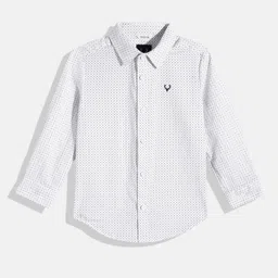 Allen Solly Junior Boys Standard Micro Ditsy Printed Pure Cotton Casual Shirt-picture-15