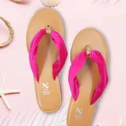 THE MADRAS TRUNK Women Tan Open Toe Flats-image-44